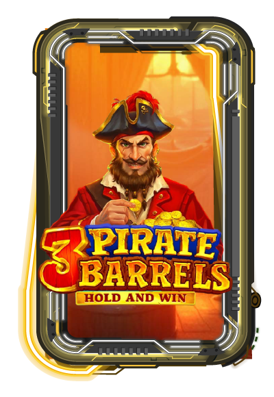 3 Pirate Barrels: Hold and Win