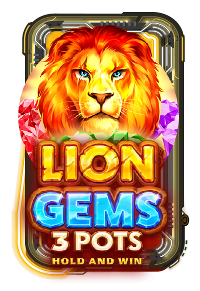 Lion Gems 3 Pots: Hold and Win