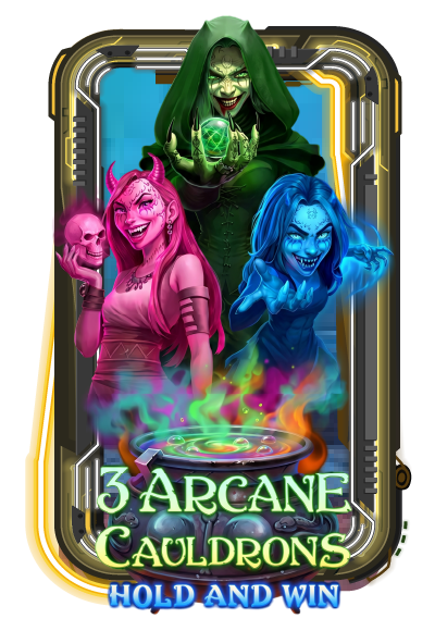 3 Arcane Cauldrons