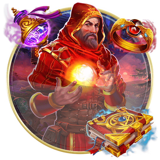 Fire Blaze Red Wizard