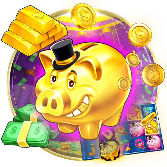 Mega Fire Blaze Piggies and the Bank