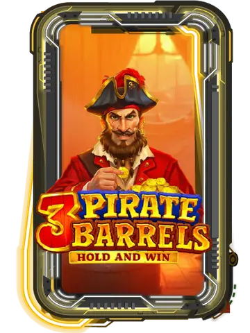 3 Pirate Barrels: Hold and Win