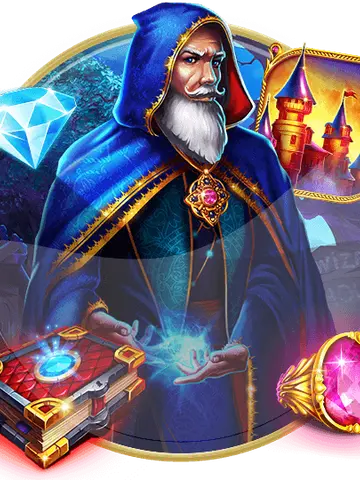 Fire Blaze Blue Wizard