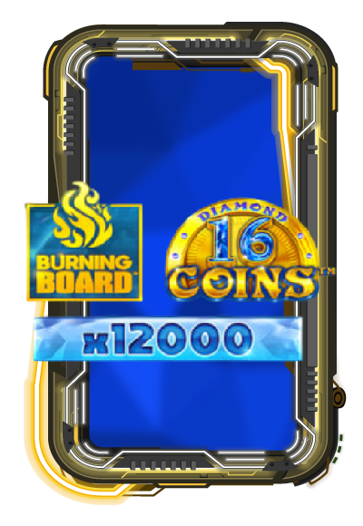 16 Coins Diamond Burning Board